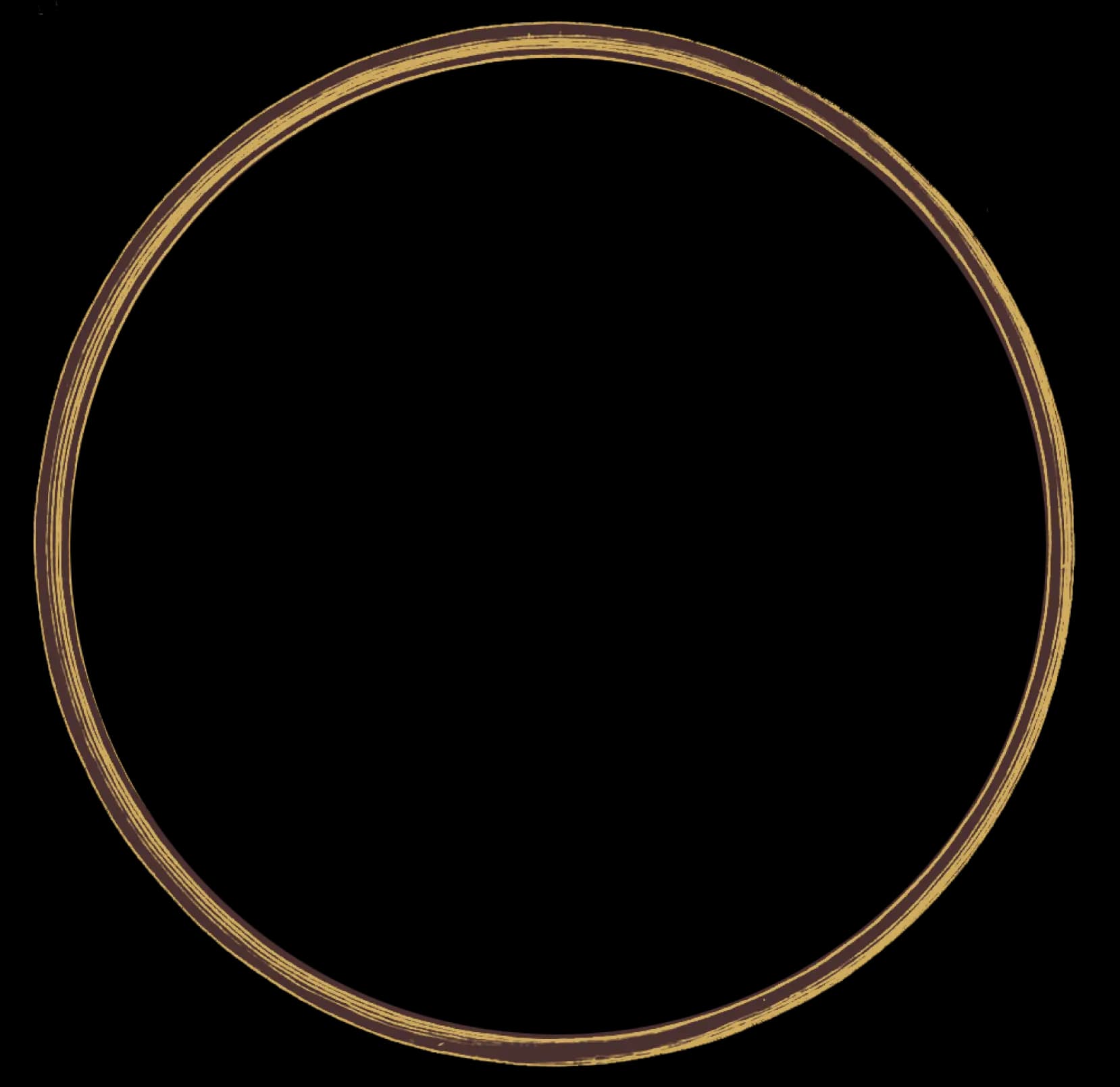 Decorative circle outline